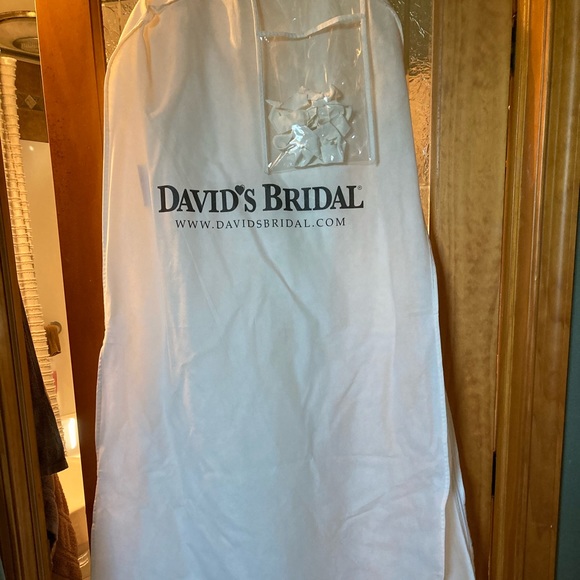 Galina Chiffon Ruffle Back Wedding Dress - Picture 10 of 10